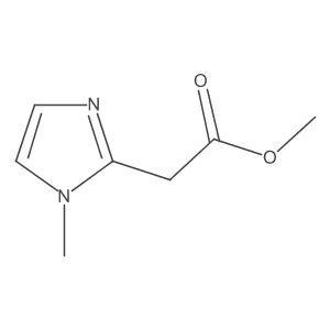 Methyl 2-(1-methyl-1H-imidazol-2-yl)acetate Structure