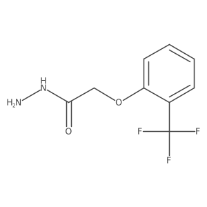 2-[2-(Trifluoromethyl)phenoxy]acetohydrazide结构式