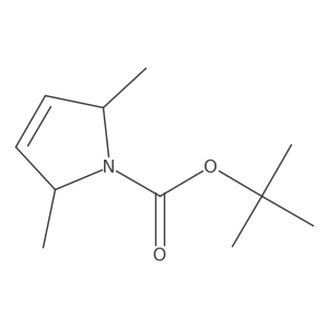 tert-Butyl 2,5-dimethyl-2,5-dihydro-1H-pyrrole-1-carboxylate结构式
