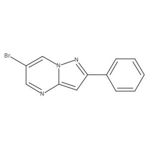 6-Bromo-2-phenylpyrazolo[1,5-a]pyrimidine结构式
