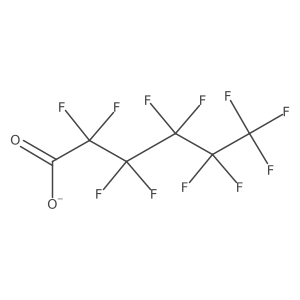 Perfluorohexanoate Structure