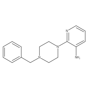 2-(4-Benzylpiperazin-1-yl)pyridin-3-amine结构式