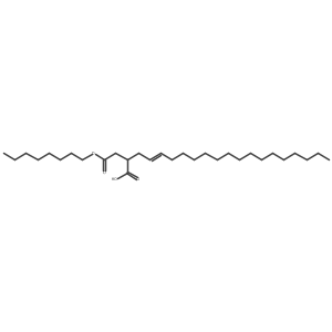 Octyl hydrogen 2-octadecenylsuccinate结构式