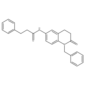 N-(1-benzyl-2-oxo-1,2,3,4-tetrahydroquinolin-6-yl)-3-phenylpropanamide Structure