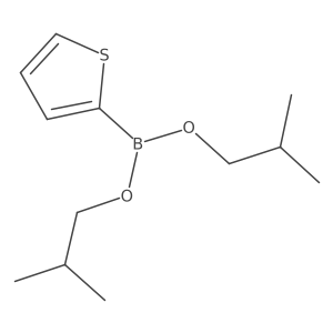 2-Thiopheneboronic acid, diisobutyl ester Structure