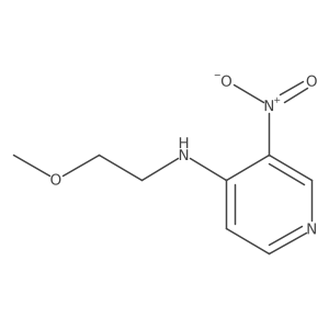 N-(2-methoxyethyl)-3-nitropyridin-4-amine Structure