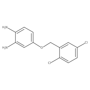 4-[(2,5-Dichlorophenyl)methoxy]benzene-1,2-diamine Structure