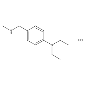 N,N-diethyl-4-[(methylamino)methyl]aniline hydrochloride结构式