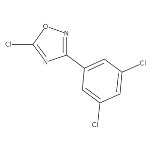 5-Chloro-3-(3,5-dichlorophenyl)-1,2,4-oxadiazole结构式