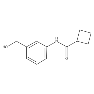 N-[3-(hydroxymethyl)phenyl]cyclobutanecarboxamide Structure