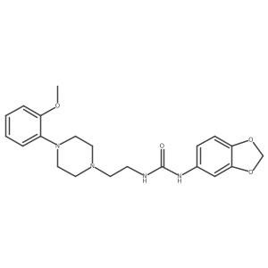 1-(Benzo[d][1,3]dioxol-5-yl)-3-(2-(4-(2-methoxyphenyl)piperazin-1-yl)ethyl)urea Structure
