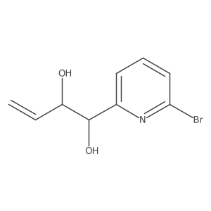 1-(6-Bromopyridin-2-yl)but-3-ene-1,2-diol Structure