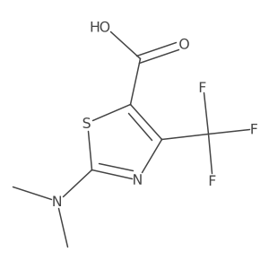2-(Dimethylamino)-4-(trifluoromethyl)thiazole-5-carboxylic acid Structure