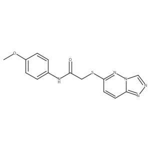 N-(4-methoxyphenyl)-2-([1,2,4]triazolo[4,3-b]pyridazin-6-ylsulfanyl)acetamide Structure