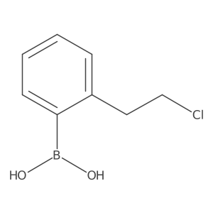 (2-(2-Chloroethyl)phenyl)boronic acid结构式