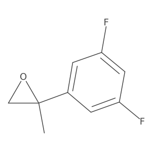 2-(3,5-Difluorophenyl)-2-methyloxirane结构式