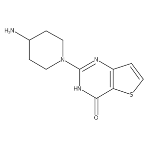 2-(4-aminopiperidin-1-yl)thieno[3,2-d]pyrimidin-4(3H)-one Structure