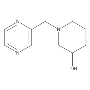 1-(Pyrazin-2-ylmethyl)piperidin-3-ol结构式