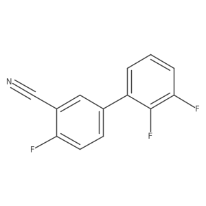 3-Cyano-4,2',3'-trifluorobiphenyl结构式
