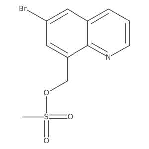 (6-Bromo-8-quinolinyl)methyl methanesulfonate结构式
