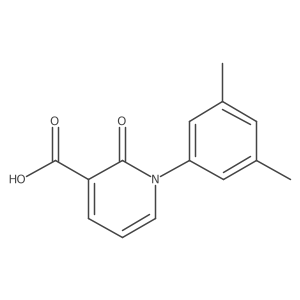1-(3,5-Dimethylphenyl)-2-oxo-1,2-dihydropyridine-3-carboxylic acid Structure