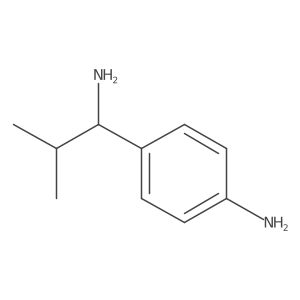 4-(1-Amino-2-methylpropyl)aniline Structure
