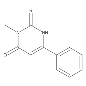 3-methyl-6-phenyl-2-sulfanylidene-1H-pyrimidin-4-one Structure