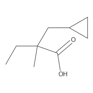 I+/--Ethyl-I+/--methylcyclopropanepropanoic acid结构式