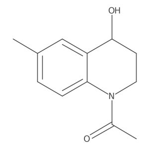 1-(4-Hydroxy-6-methyl-1,2,3,4-tetrahydroquinolin-1-yl)ethan-1-one Structure