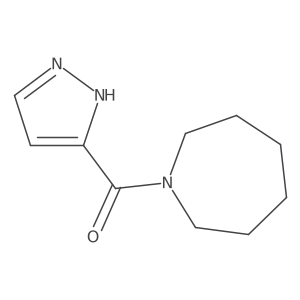 1-(1H-pyrazole-3-carbonyl)azepane Structure