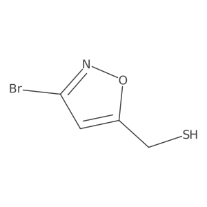 (3-Bromo-1,2-oxazol-5-yl)methanethiol结构式