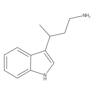 3-(1H-indol-3-yl)butan-1-amine结构式