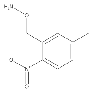 O-[(5-methyl-2-nitrophenyl)methyl]hydroxylamine Structure