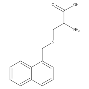 2-Amino-3-[(naphthalen-1-ylmethyl)sulfanyl]propanoic acid Structure