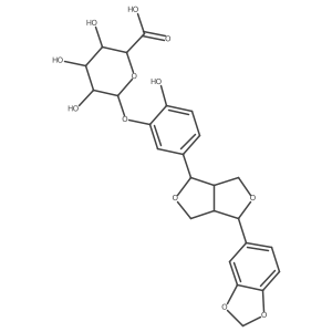 Sesamin monocatechol 3-glucoronide结构式
