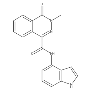 N-(1H-indol-4-yl)-3-methyl-4-oxo-3,4-dihydrophthalazine-1-carboxamide Structure