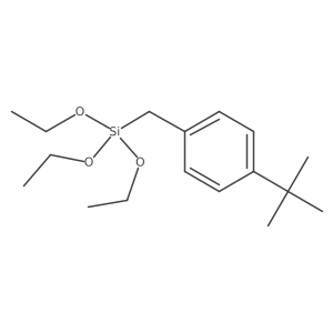 (4-Tert-butylbenzyl)triethoxysilane Structure