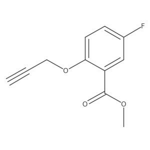 Methyl 5-fluoro-2-(prop-2-ynyloxy)benzoate Structure