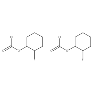 trans-2-Fluorocyclohexyl Chloroformate Structure