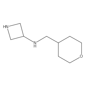 n-((Tetrahydro-2h-pyran-4-yl)methyl)azetidin-3-amine Structure