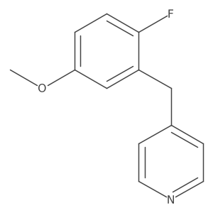4-(2-Fluoro-5-methoxybenzyl)pyridine Structure