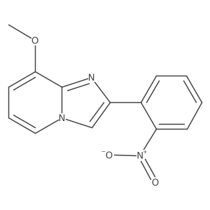 8-Methoxy-2-(2-nitrophenyl)imidazo[1,2-a]pyridine结构式