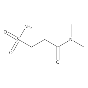 N,N-Dimethyl-3-sulfamoylpropanamide Structure