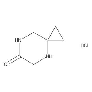 4,7-Diazaspiro[2.5]octan-6-one hydrochloride Structure