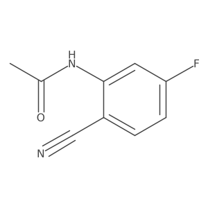 2'-Cyano-5'-fluoroacetoanilide结构式