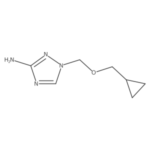 1-[(cyclopropylmethoxy)methyl]-1H-1,2,4-triazol-3-amine Structure