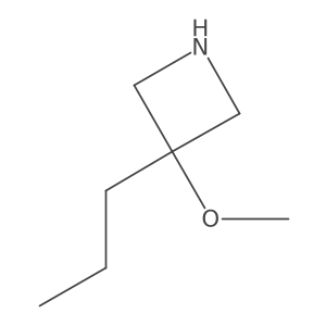 3-Methoxy-3-propylazetidine Structure