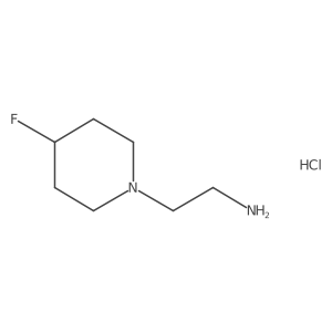 2-(4-Fluoropiperidin-1-yl)ethanaminehydrochloride Structure