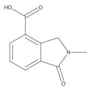 2-Methyl-1-oxoisoindoline-4-carboxylic acid Structure
