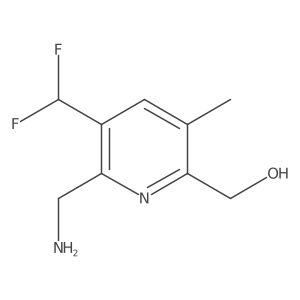 2-(Aminomethyl)-3-(difluoromethyl)-5-methylpyridine-6-methanol Structure
